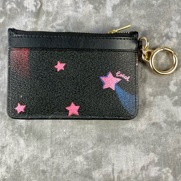 NWOT Coach Snap Wallet With Disco Star Print - Picture 3 of 12